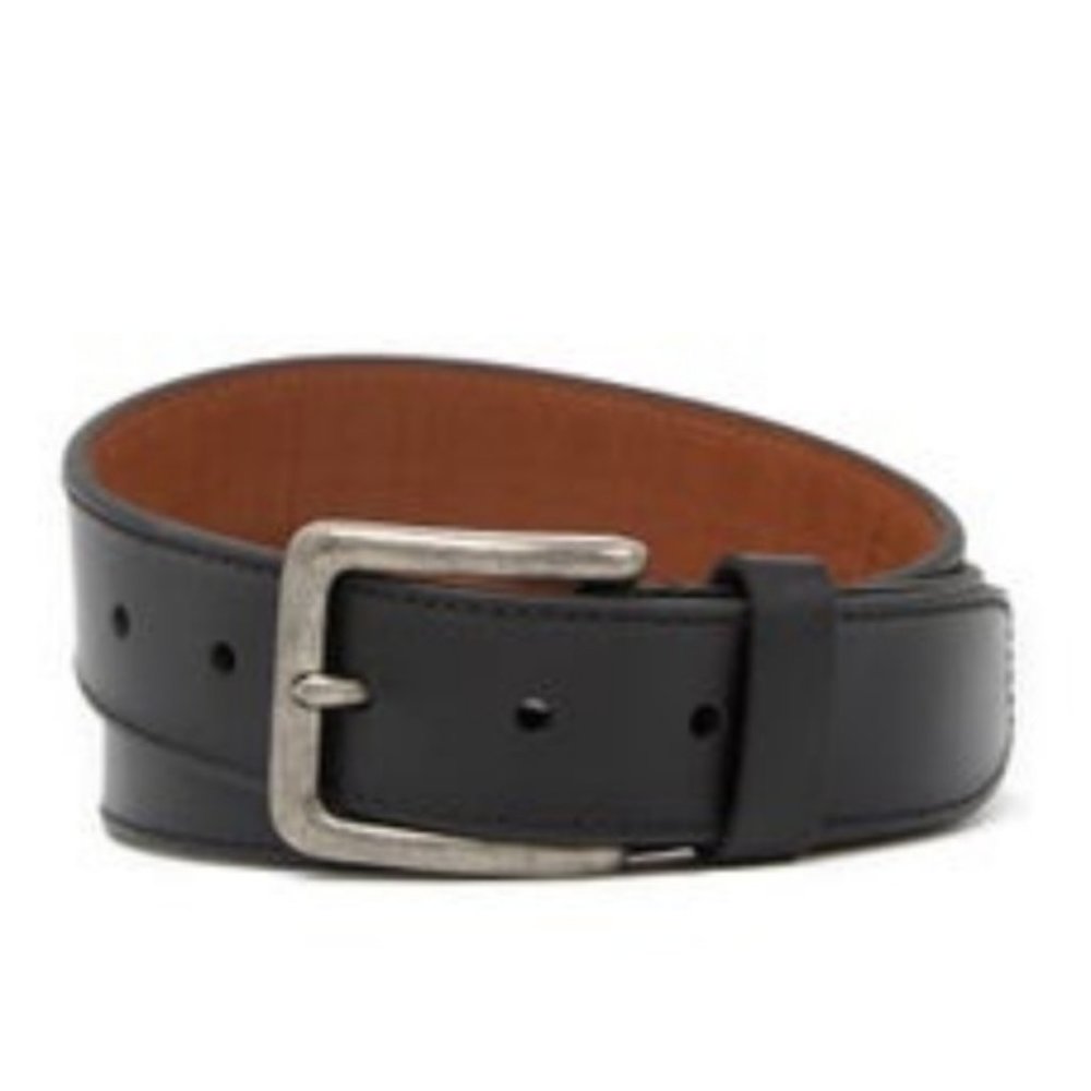 BOCONI Nashville Men's Leather Belt NWT 40 Black